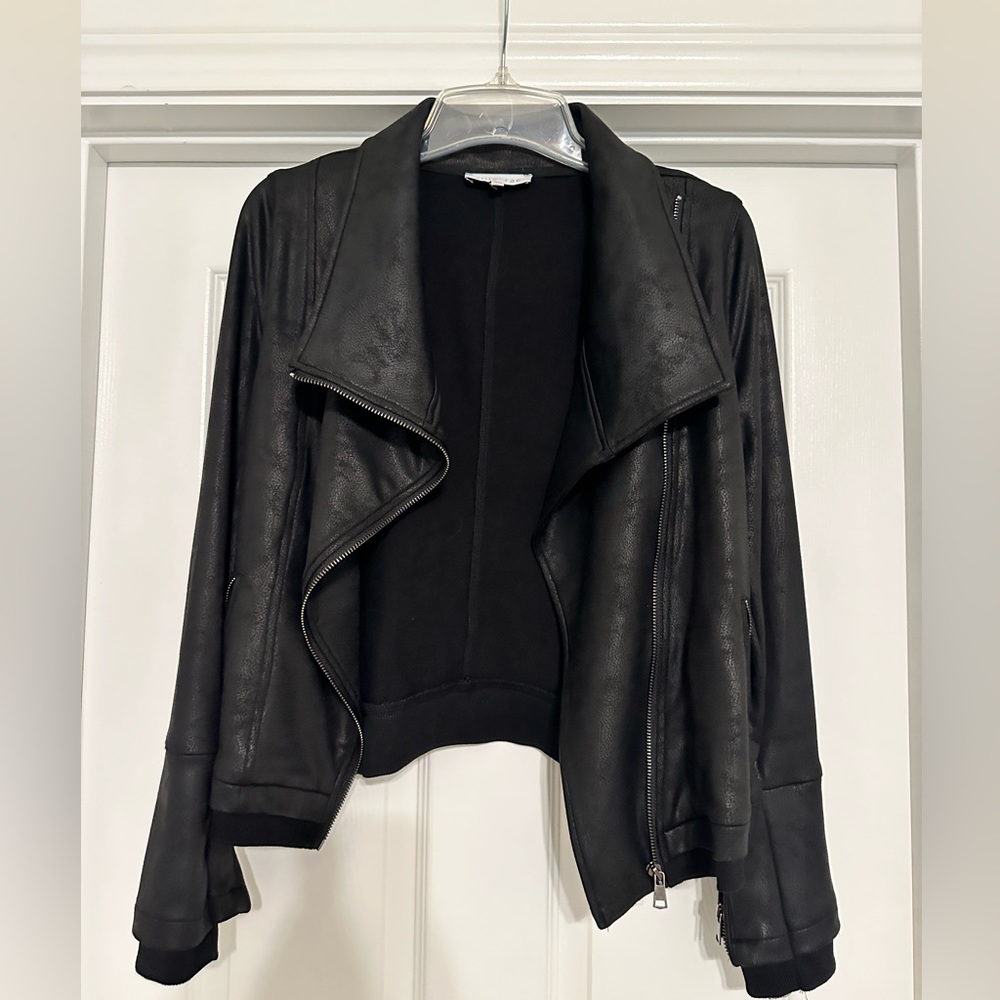Faux leather jacket